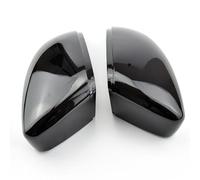 Wing Mirror Shell Compatible With VW For EOS 2011 2012 2013 2014 2015 Black Side Mirror Cover Caps Automotive Exterior Mirrors Covers(Black)