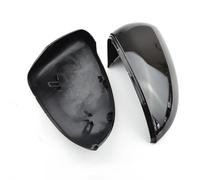Wing Mirror Shell Compatible With VW For Golf For MK7 7 R GMK7.5 R G-TI 2014-2018 Front Left Right Black Rearview Side For Wing Mirror Cap Cover Accessories(Bright black)