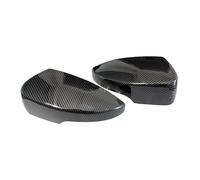 Wing Mirror Trim Cover Compatible With For C-Max For S-Max 2016-2017 Car Replace Rearview Side Mirror Cover Cap Exterior Door Case Trim(Carbon fiber)