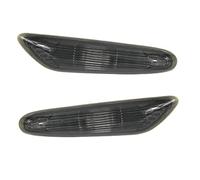 Wing Mirror Turn Pair Left&Right Lights Assembly For BMW E90 E82 E92 E46 E83 E60 Turn Signal Side Marker Light 63137253325 63137253326 Turn Signal Light(Red-Brown-Panel)