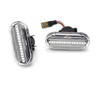 Wing Mirror Turn Signal Light 2pcs Dynamic Turn Signal Marker Light Side Mirror Indicator For Dacia For Duster 1 For Dokker 1 For Lodgy 1(Dynamic Crystal)