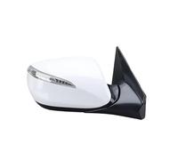 Wing Mirror Unit 6-Wire Side Rearview Mirror Assembly For Modern For Santa For Fe For MK3 For DM 2012-2015 Heated White Door(1pc right)