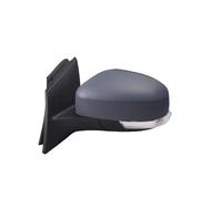 Wing Mirror Unit For Focus MK3 2011-2018 Silver With Heating European Style Car Accessories 6/8 Pins Right Side Rearview Mirror Assembly Wing Mirror Electric(Left Unpainted)