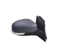Wing Mirror Unit For Focus MK3 2011-2018 Silver With Heating European Style Car Accessories 6/8 Pins Right Side Rearview Mirror Assembly Wing Mirror Electric(Right Unpainted)