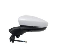 Wing Mirror Unit For Mazda For CX30 For CX-30 2020-2023 Car Rear Mirror Assembly Electric Adjust Turn Signal Light 5 8 Pins Side View Mirror Assembly(8 Pins White L)