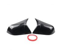 Wing Mirror Unit For Tesla For Model 3 2017-2023 ABS Carbon Fiber Horned Style Side Rear View Mirror Cover Cap