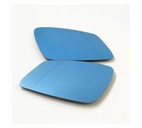 Wing Mirror Upper Glass For M Series F87 M2 2014 2015 2016 2017 2018 Heating Side Mirror Glass Lens Door Wing Rear View Mirror Glass(18A pair Heated blue)