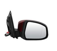 Wing Mirrors 6 Wires Side Rearview Mirror Assembly For For Focus Mk2 08-11 Wine Red Manual Folding Heated Door Mirror(1oc right)