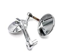 Wing Mirrors 7/8'' 22MM Motorcycle Handlebar End Mirror For CB650R For CBR650 For PCX For Suzuki For GSX1400 600 For Bandit(Chrome)