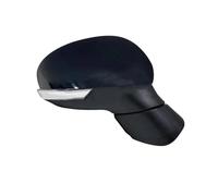 Wing Mirrors Auto Rearview Mirror Assembly For Fiat For 500X 2016-2022 Car Electric Angle Adjust LED Turn Signal Lamp Glass Lens Manual Wing Door Mirror(Black,5 Wire R)