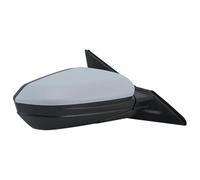 Wing Mirrors For Cars 3 Wires Side Mirror Assembly For Civic 2016-2021 Primer Gray Replace Electric Adjustment Manual Folding(R)