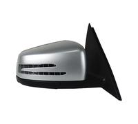 Wing Mirrors For Cars Auto Side Door Mirror Assembly For Mercedes For Benz C Class W204 C63 C200 C180 2006-2013 Car Electric Folding Turn Signal Lamp(Black right)