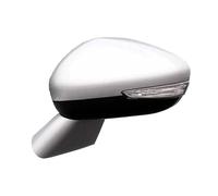 Wing Mirrors for Cars For Citroen C4 II 2010-2016 Electric Fold Mirror Outer Side Mirror Assembly(Silver,left)