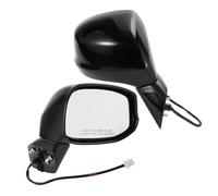 Wing Mirrors for Cars For Civic 2012-2015 Power Adjustment Side Door Mirror Replacement Side View Mirror Assembly(Right Gloss Black)