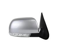 Wing Mirrors For Cars For Hyundai For Santa Fe 2.4L 2.7L 2007 2008 2009 2010-2012 8 PINS Car With Lamp Folding Side Rearview Mirror Assembly Auto Rearview Mirror Assembly(Silver 8 PIN Right)