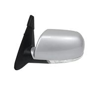 Wing Mirrors For Cars For Hyundai For Santa Fe 2.4L 2.7L 2007 2008 2009 2010-2012 8 PINS Car With Lamp Folding Side Rearview Mirror Assembly Auto Rearview Mirror Assembly(Silver 8 PIN Left)