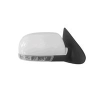 Wing Mirrors For Cars For Hyundai For Santa Fe 2.4L 2.7L 2007 2008 2009 2010-2012 8 PINS Car With Lamp Folding Side Rearview Mirror Assembly Auto Rearview Mirror Assembly(White 8 PIN Right)