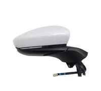 Wing Mirrors For Cars For Mazda For CX30 For CX-30 2020 2021 2022 2023 5 8 Pins Car Rear Mirror Assembly Electric Adjust Turn Signal Light Auto Rearview Mirror Assembly(8 Pins White R)
