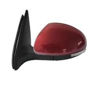 Wing Mirrors For Cars For VW For Tiguan 2009 2010 2011 2012 2013 2014-2017 6 9 Wires Car Power Heated Fold Turn Signal Side Mirror Assembly Auto Rearview Mirror Assembly(6 Wires Red L)