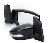 Wing Mirrors For Cars Side Mirror Assembly For Kuga For Escpa 2013-2019 6 Pins Door Wing Mirrors Black With Turn Signal Lamp Electric Replace(Pair)