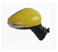 Wing Mirrors Wing Mirror Assembly 1pcs Rearview Mirror Assembly For For Fiesta 2009-2015 Car Side Rear View Mirrors Lens Adjustment Electric Folding(Yellow right)