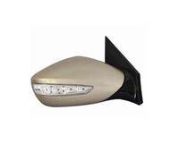 Wing Mirrors Wing Mirror Assembly 5-wire Car Rearview Mirrors Side Rear View Mirror Assembly For Hyundai For Sonata 2011 2012 2013 2014 2015 Eight Generation(1pcs gold right)