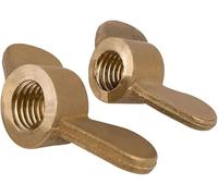 Wing Nut, 1/2/5pcs Butterfly Hand Tighten Wing Solid Brass Fastening Nut