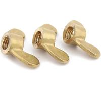 Wing Nut, 1/5/10/20pcs Butterfly Nut Brass M3 M4 M6 M8 M10 M12 DIN315