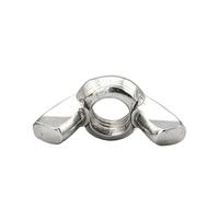 Wing nut HSLSLS 3-10pcs Wing Nut m3 m4 m5 m6 m8 m10 m12 Stainless Steel Black/Zinc Plated Hand Tighten Thumb(304 stainless steel,M10 5pcs)
