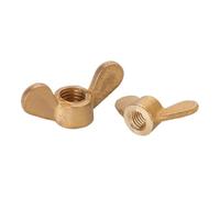 Wing nuts 1/2/3/5pcs Brass Nut Copper Hand Tightened Wing Nuts(M4-5pcs)