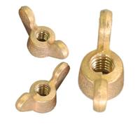 Wing Nuts 1/3/5pcs M4 M5 M6 M8 M10 M12 M14 M16 Butterfly Nut Hand Tighten Wing Nuts Brass (Size : M12 2pcs)