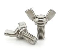 Wing Nuts 1/3/5pcs M8 12-50mm 8mm 304 Stainless Steel Wing Screws Wingbolt Nut Butterfly Screw (Size : M8 X 20mm-3pcs)