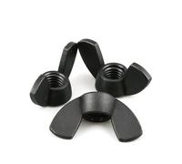 Wing Nuts 20/50pcs Plastic Nut Wingnut Butterfly Nut Ingot Nylon Thumb nut M3 M4 M5 M6 M8 M10 M12 (Color : 50pcs, Size : M6)