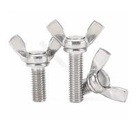 Wing Nuts Assortment Kit, Zinc Plated Butterfly Thumb Screws(5PC,M5x16)