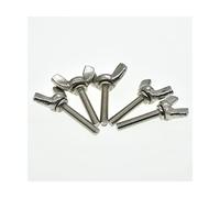 Wing Nuts Butterfly Nut, 304 Stainless Steel Wing Nuts And Thumb Screws Pack Comes In M3 To M10 Sizes(M4 8mm(10pcs))