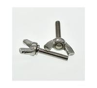 Wing Nuts Butterfly Nut, 304 Stainless Steel Wing Nuts And Thumb Screws Pack Comes In M3 To M10 Sizes(M8 35mm(2pcs))