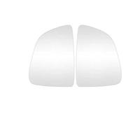 Wing Rear Mirror Glass 2PCS For Model Y For 3 Heating Replacement Wide Angle Car Large For Vision Anti Glare Dazzle Reversing Glass Lens Rearview Mirror Rearview Mirror Glass(For model y White)