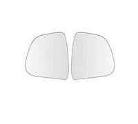 Wing Rear Mirror Glass 2PCS For Model Y For 3 Heating Replacement Wide Angle Car Large For Vision Anti Glare Dazzle Reversing Glass Lens Rearview Mirror Rearview Mirror Glass(For model 3 White)