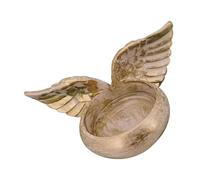 Wing Tea Light Holder - Resin Sculpture Candle Holder - Home Living Room Bedroom Table Centrepiece Decor, Sympathy Gift Memorial