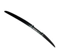 Wing Trunk Decoration Fixed Wind Wing Free Perforated Top Center Spoiler Car Spoiler Universal 3pcs(138CM-black)