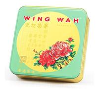 Wing Wah (Hong Kong) Mooncake - Assortment (4 Pieces) for Mid-Autumn Festival Sweet Pastry 740g