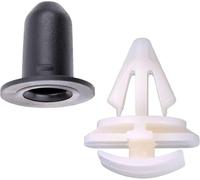 Wing Wheel Arch Flare Trim Clips with Rubber, 30pcs Clips with Rubber, Grommet for VW Jetta mk4 Passat B5.5 CC B6 B7 B8 Sharan Tiguan Touareg Audi A5 RS5 Seat Arona Toledo mk4 Skoda Rapid