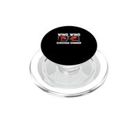 Wing Wing Chicken Dinner Funny Chicken Wing Buffalo Wing Fan PopSockets PopGrip for MagSafe