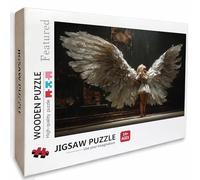 Wing Wooden Jigsaw Puzzles 75x50cm, Woman Jigsaw Puzzles 1000 Piece for Adults with Box, Educational Challenging Game, Gifts for Teens, Back Lettering Easy to Distinguish, Beautiful Decoration, 0-4219