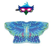 Winga Costumes For AnimaKids - Smoothh Eagle Wing Cape, Wings Comfortable Masque Outfit Style, 119x56cm Wing Span, Breathable Polyester Fabric, High Grade Textile Finish Durble, For Carnival & Cosplay