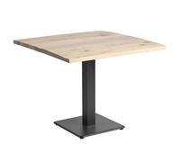 wingate large wooden square dining table in extra white