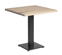 wingate medium wooden square dining table in extra white