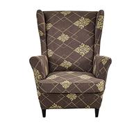 CHNSHOME Wingback chair slipcovers stretch armchair covers Wing Chair Cover wingback armchair covers with prints