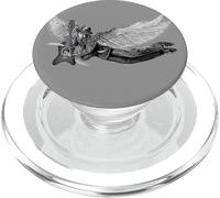 Winged Angel Guitar Blues Musician Flying Magical Joyful Art PopSockets PopGrip for MagSafe