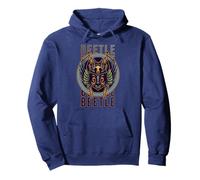 Winged Beetle Emblem Ancient Symbol Myth Inspired Pullover Hoodie